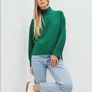 Everlane Oversized Stroopwafel Turtleneck in ReCashmere